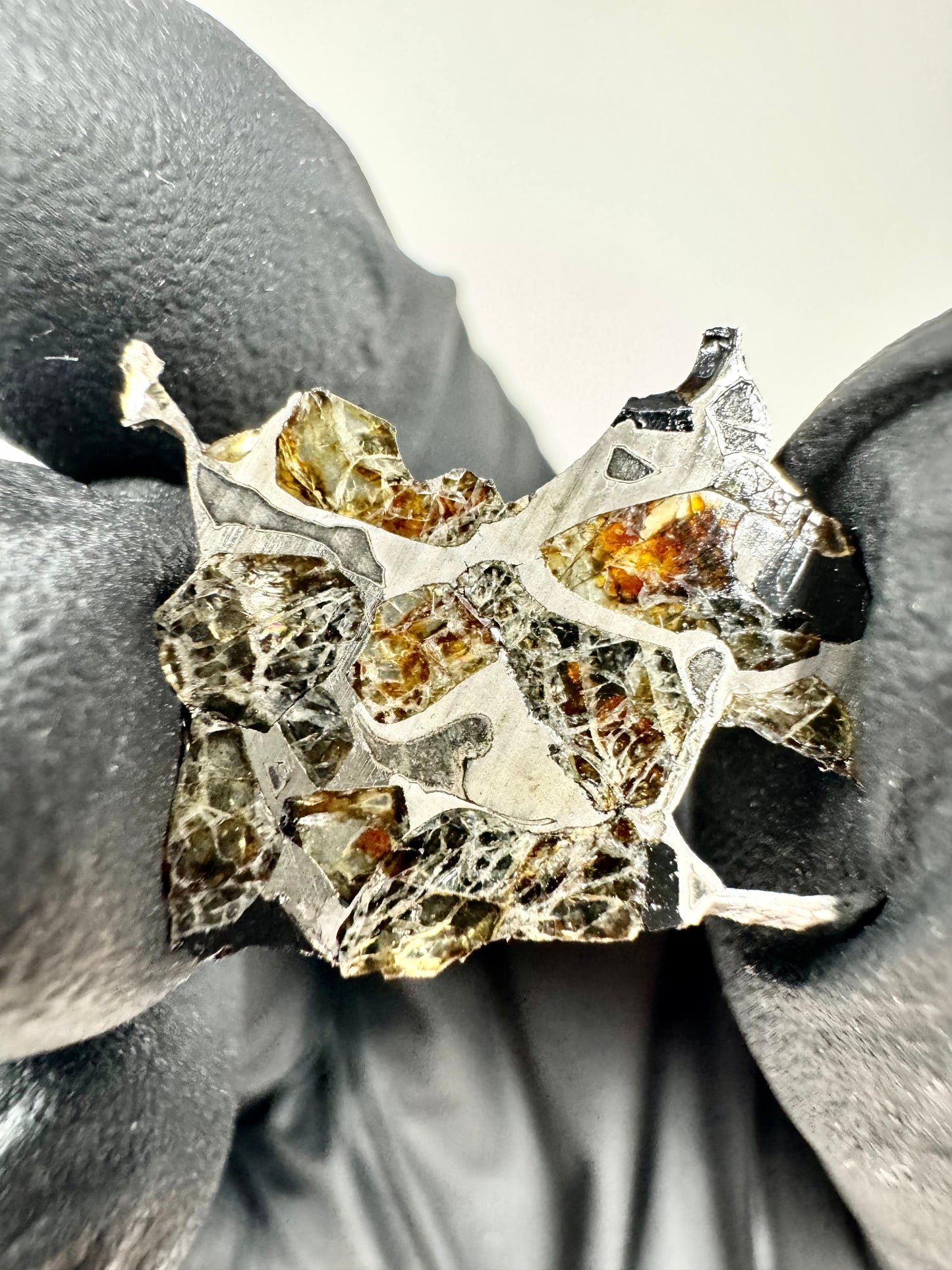 Beautifully Translucent Seymchan Pallasite Meteorite - 0.7g - From An Asteroid