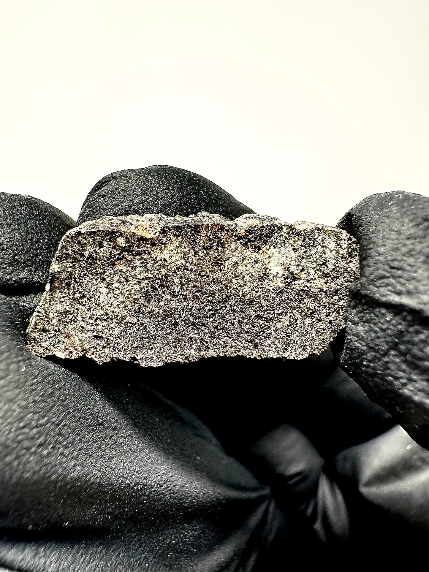 Ksar Ghilane 022 Ungrouped Achondrite - 1.6g Part Slice - Black and White Matrix - A Meteorite That’s About To Make History!