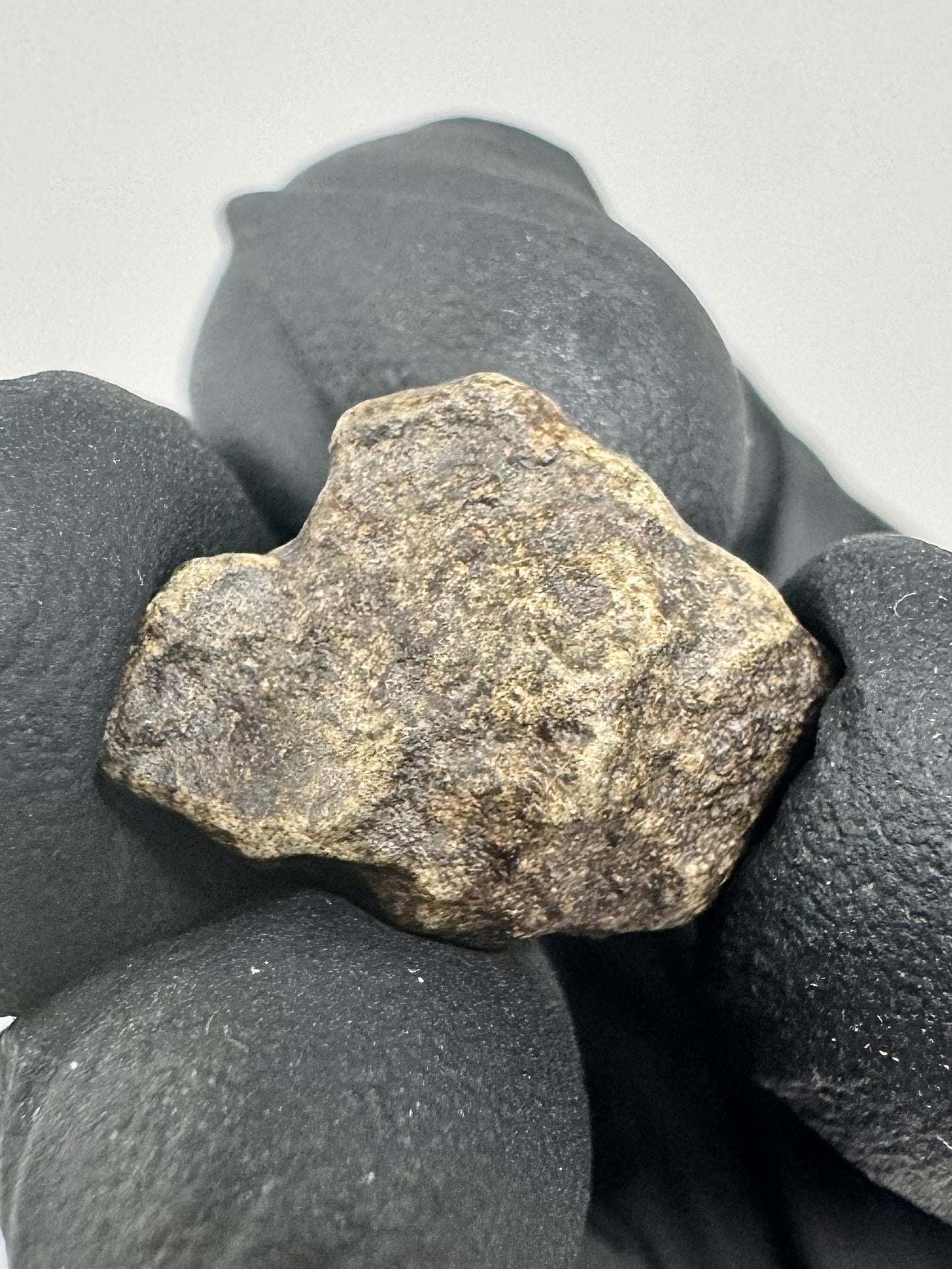 3.3g Genuine Martian Meteorite Amgala 001 - Whole Individual! Scientifically Studied Rock From Planet Mars