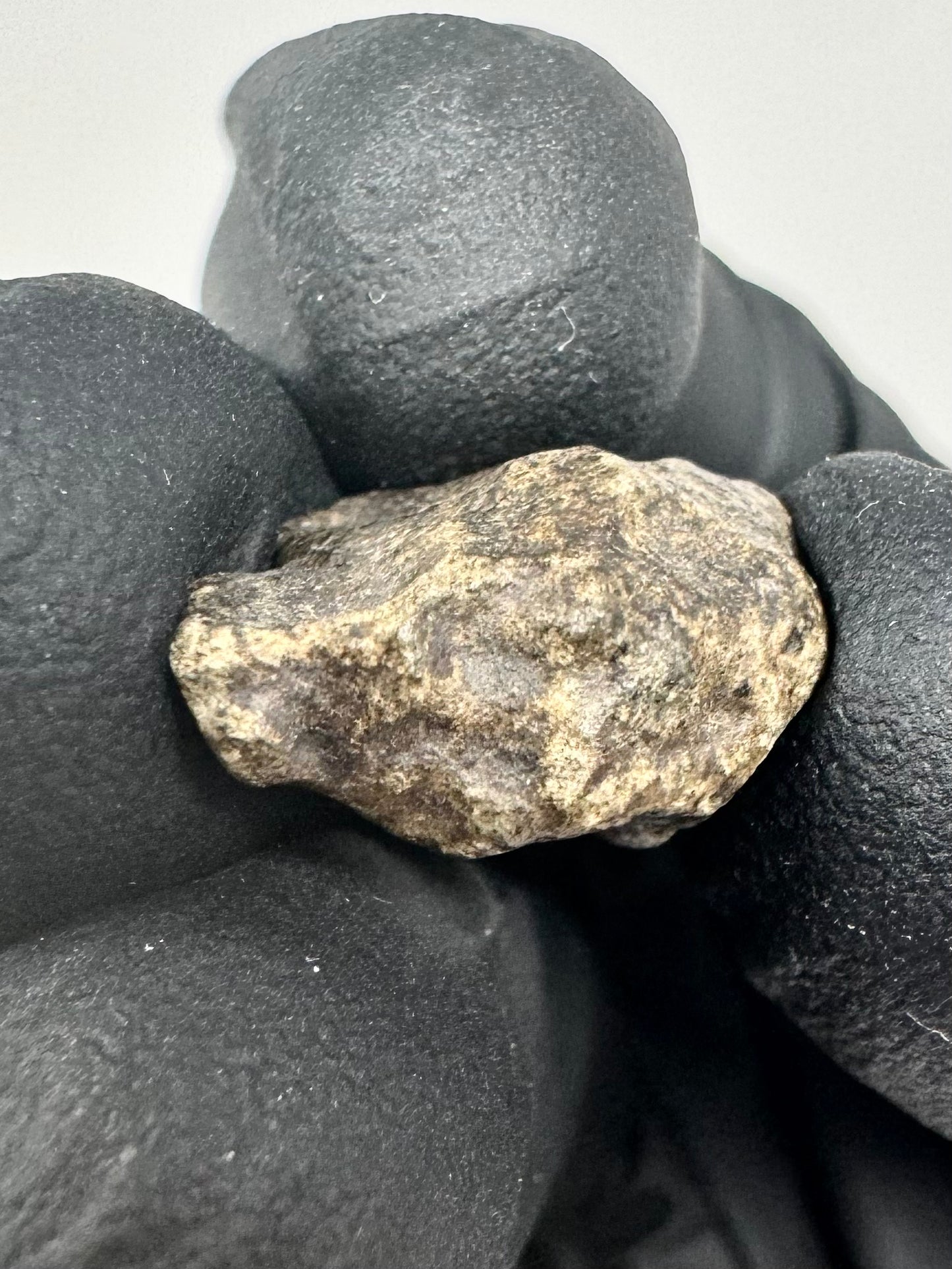 3.3g Genuine Martian Meteorite Amgala 001 - Whole Individual! Scientifically Studied Rock From Planet Mars