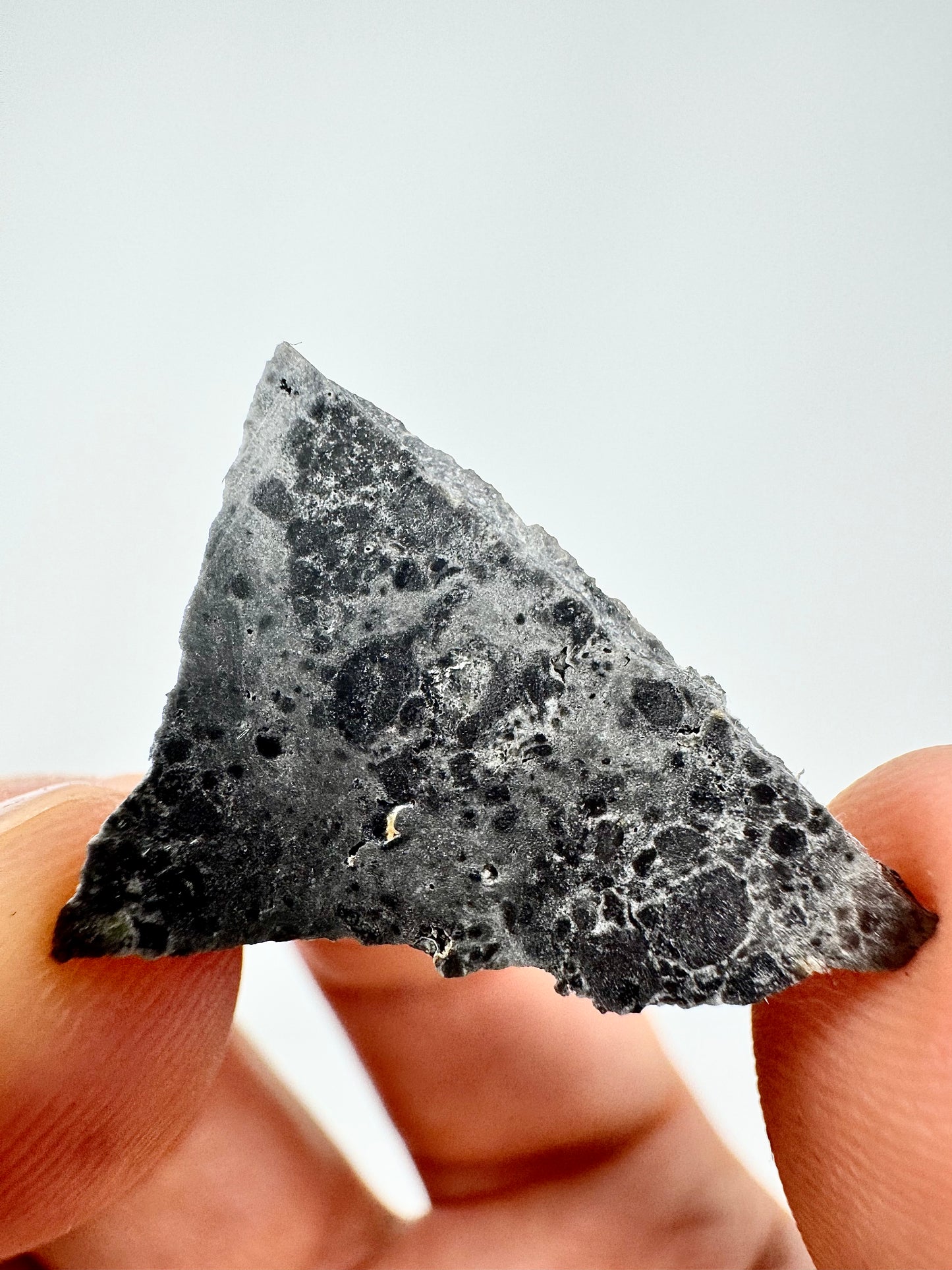 NWA 14681 Lunar Troctolitic Anorthosite - Rare Lunar Meteorite From the Lunar Highlands - 1.1g