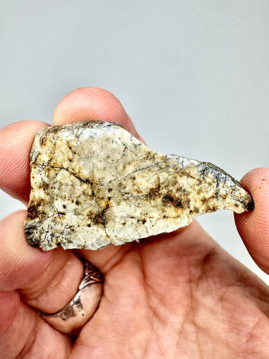 Beautiful Marble-Like Djoua 001 Enstatite Achondrite Meteorite - 6.7g