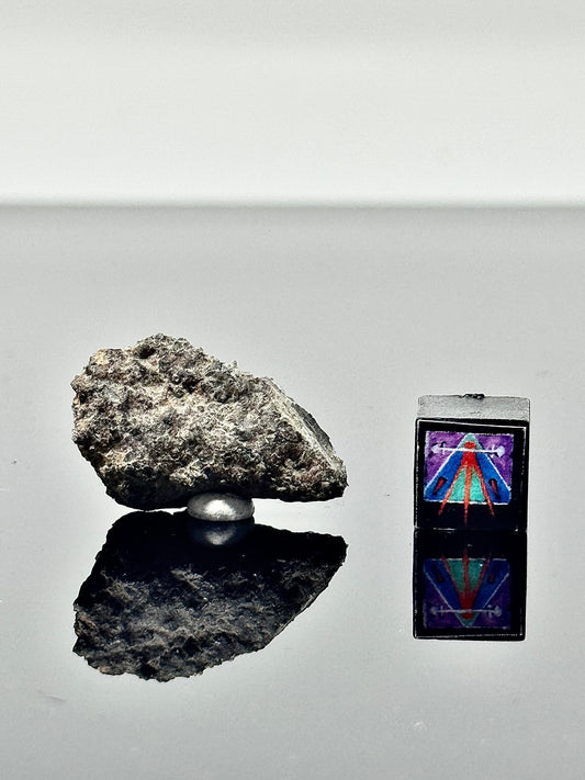 3.6g NWA 17510 Martian Shergottite Meteorite - WHOLE STONE - Genuine Stone From Planet Mars