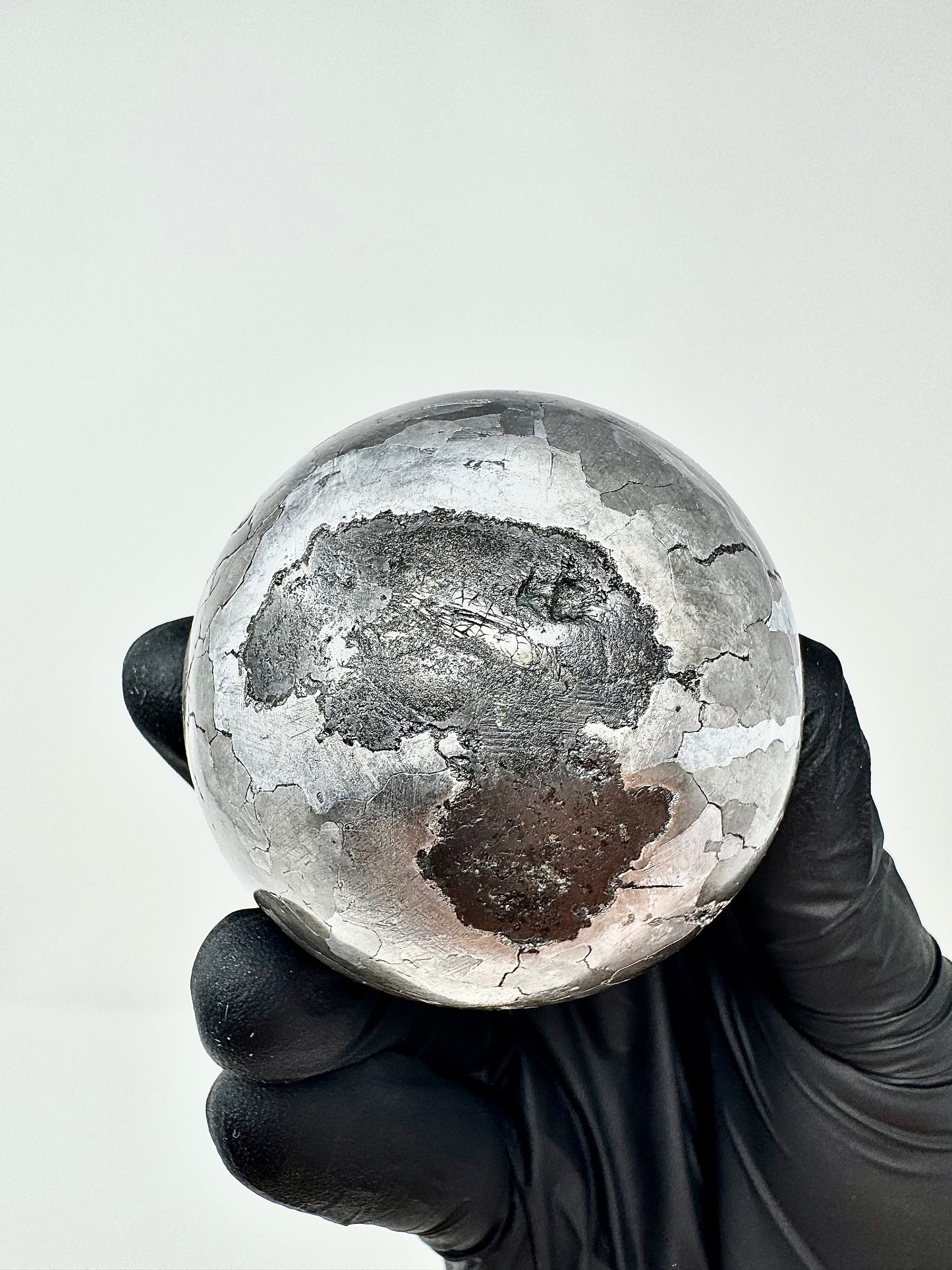 866g Campo Del Cielo Iron Sphere Meteorite from Argentina! A Work Of Art