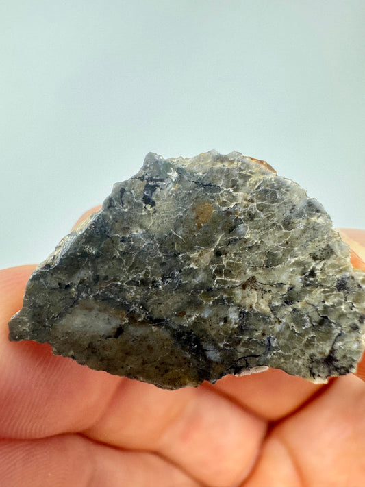 Laâyoune 002 Lunar Meteorite - Beautiful Polish on One Side - 2.4g