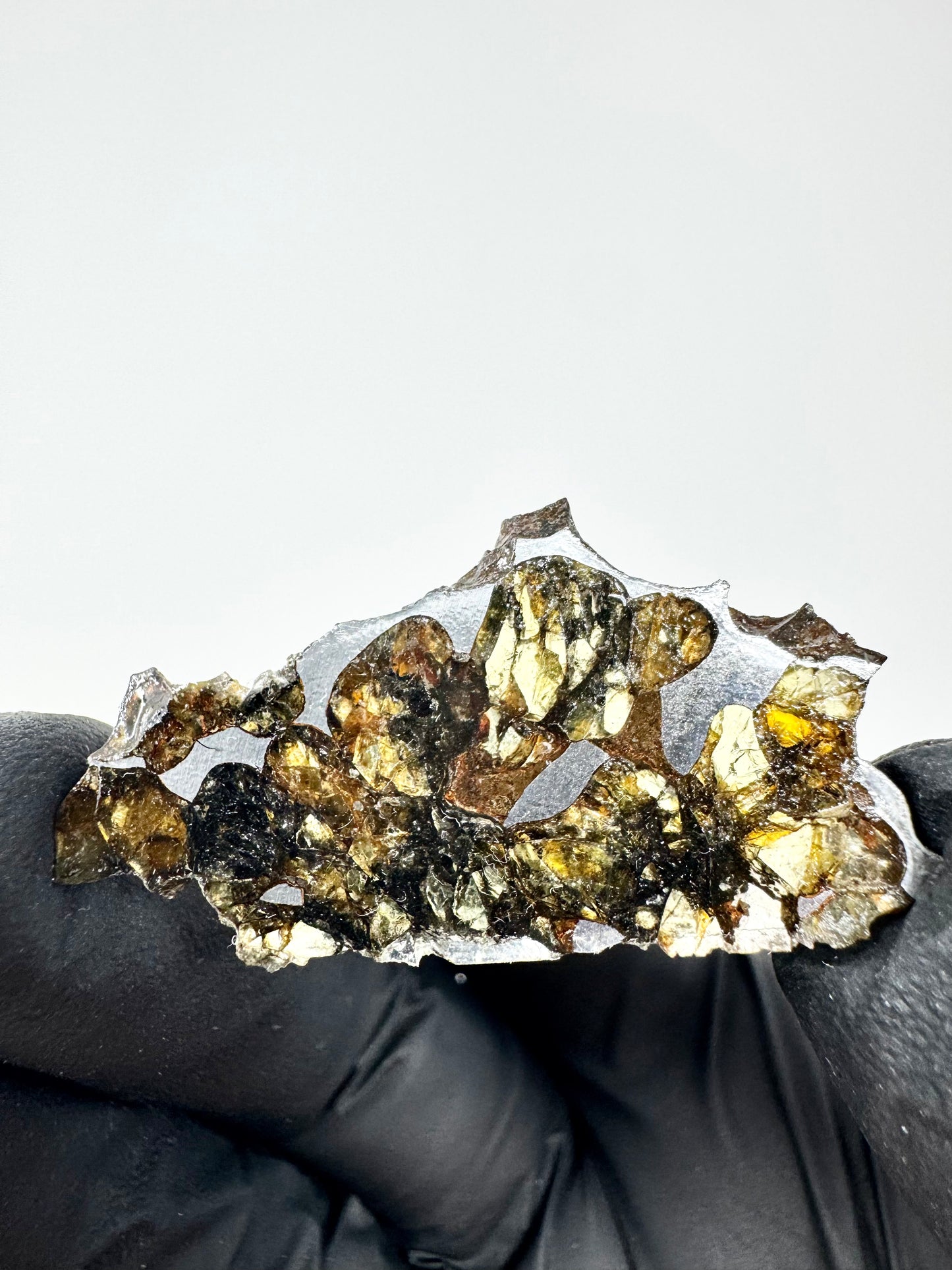 Beautifully Translucent Seymchan Pallasite Meteorite - 3.4g - From An Asteroid