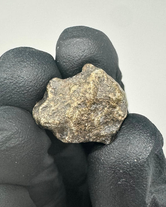 3.2g Genuine Martian Meteorite Amgala 001 - Whole Individual! Scientifically Studied Rock From Planet Mars