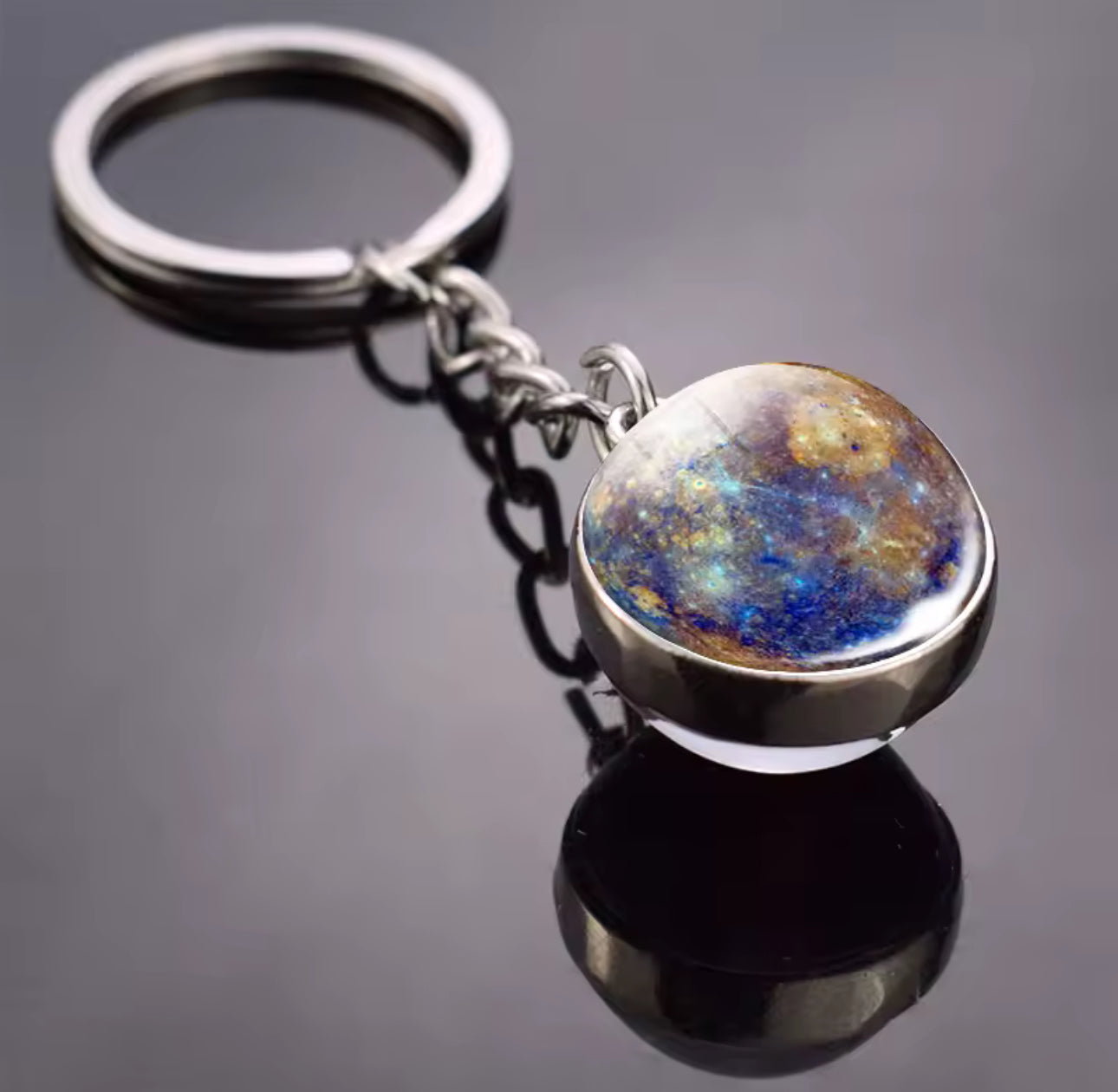 Mercury Globe Keychains