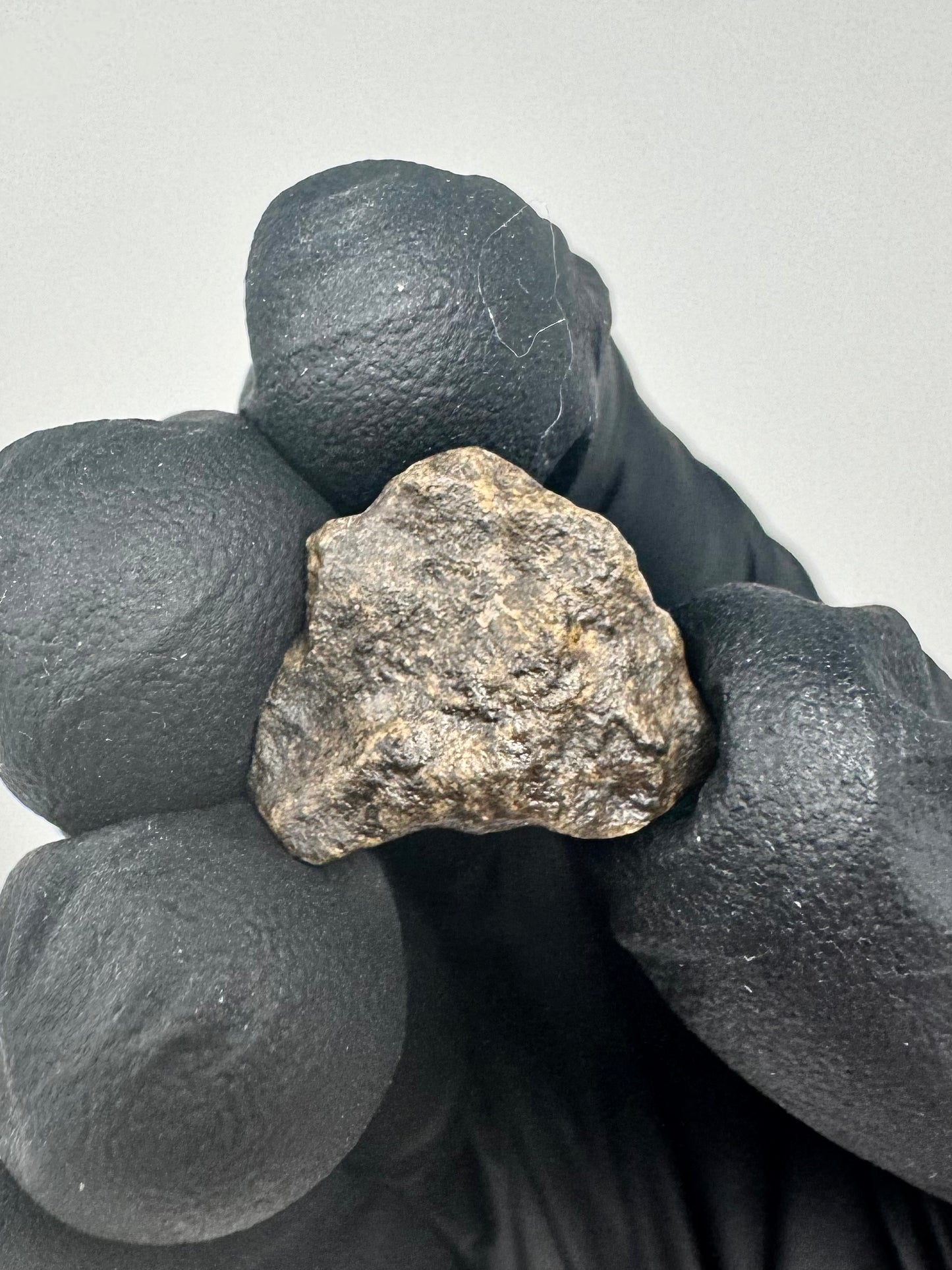 2.1g Genuine Martian Meteorite Amgala 001 - Whole Individual! Scientifically Studied Rock From Planet Mars