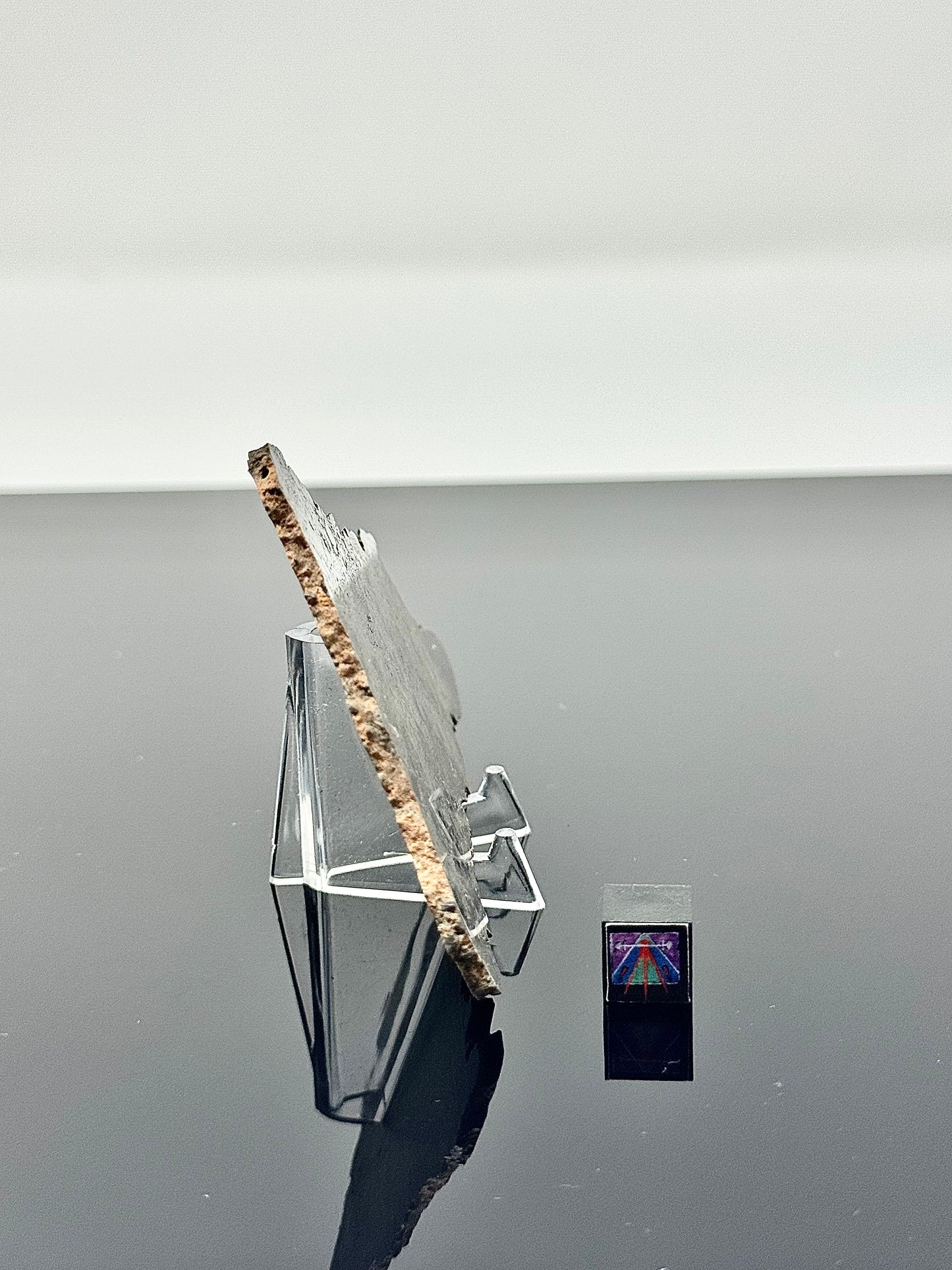 Unique and Rare NEA 089 Lunar Troctolitic Melt - 22.0g Full Slice - Lunar Meteorite From Deep Within The Moon’s Crust