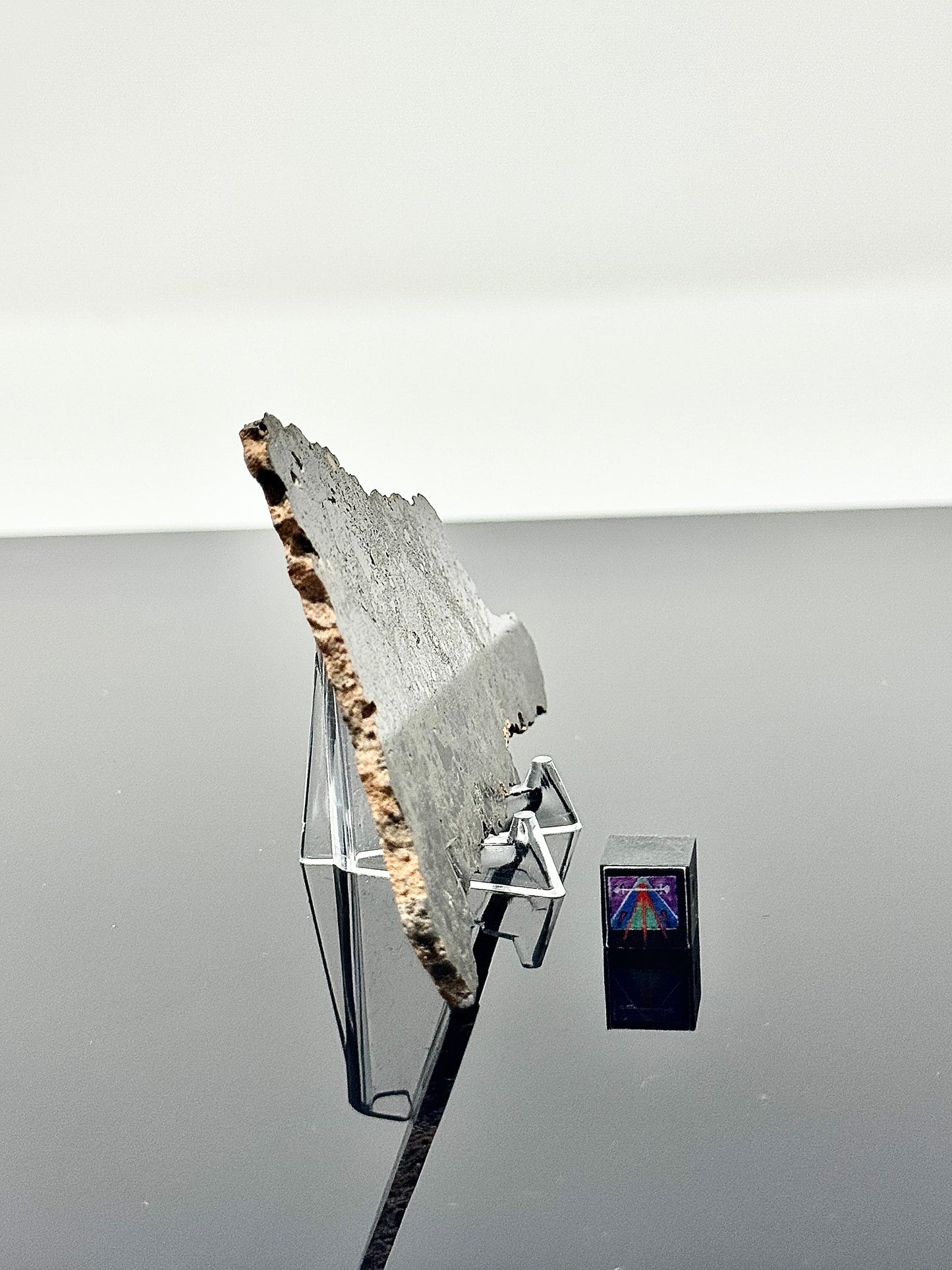 Unique and Rare NEA 089 Lunar Troctolitic Melt - 23.5g Full Slice - Lunar Meteorite From Deep Within The Moon’s Crust