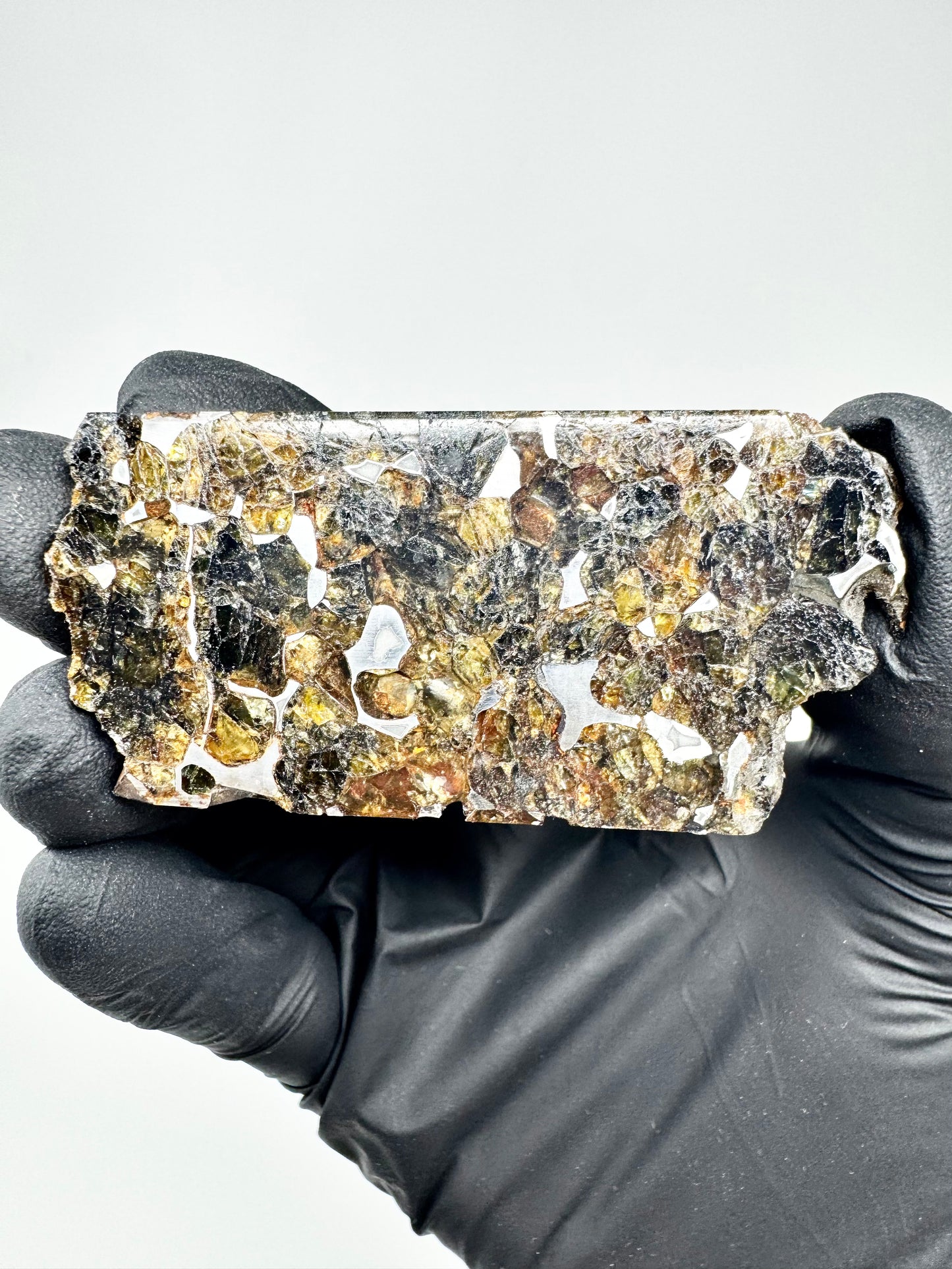 Beautifully Translucent Seymchan Pallasite Meteorite - 30.5g - From An Asteroid