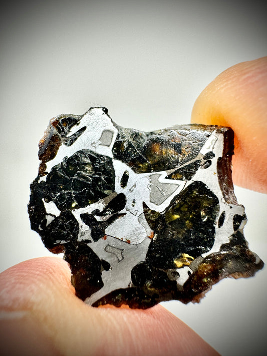 Brahin Pallasite Meteorite - 3.0g - From The Mantle/Core Of An Asteroid - Translucent