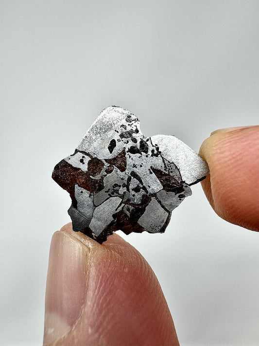Hassi El Biod 002 Meteorite - 1.9g - A Rare, Ungrouped Olivine/Pyroxene Pallasite!