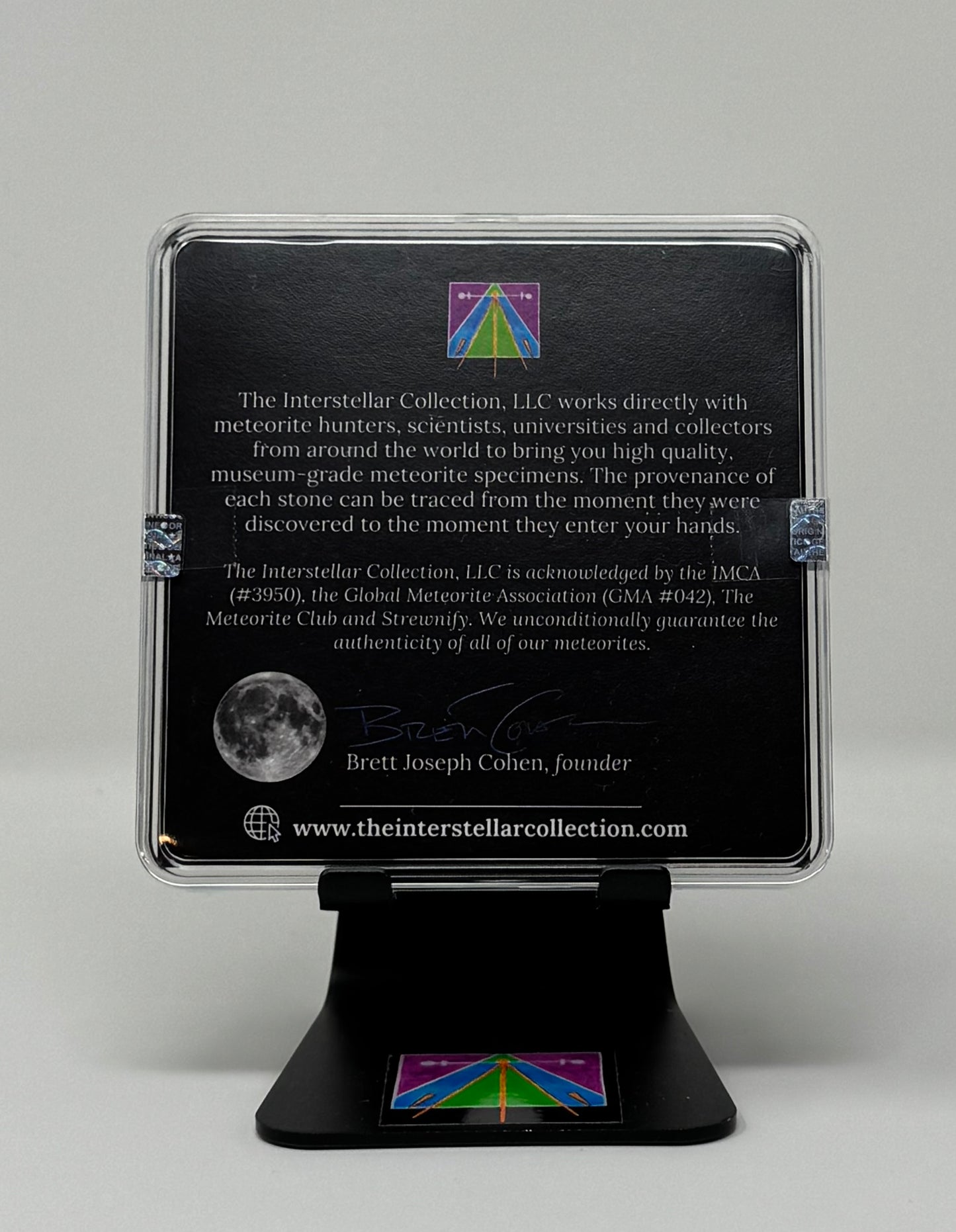 Certified Genuine Lunar Meteorite Fragment - The Most Perfect, Unique Gift! *Stand Not Included*