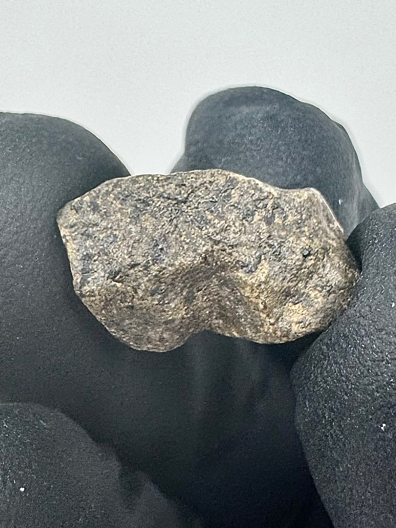 2.5g Genuine Martian Meteorite Amgala 001 - Whole Individual! Scientifically Studied Rock From Planet Mars