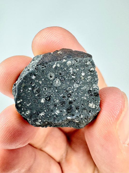 Chunky Allende Meteorite with Crust! 8.5g - From A Carbonaceous Asteroid!