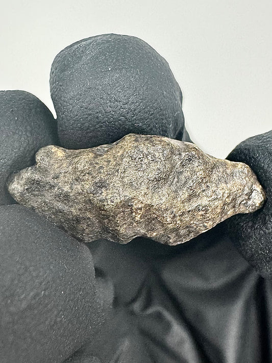 3.2g Genuine Martian Meteorite Amgala 001 - Whole Individual! Scientifically Studied Rock From Planet Mars