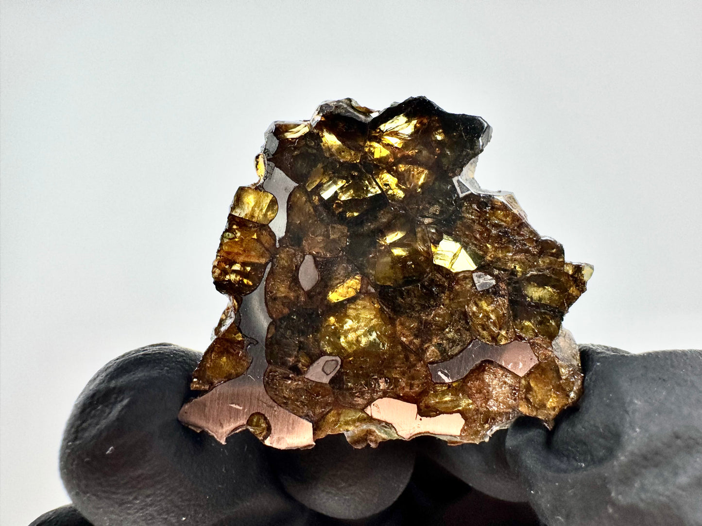 Beautifully Translucent Seymchan Pallasite Meteorite - 6.7g