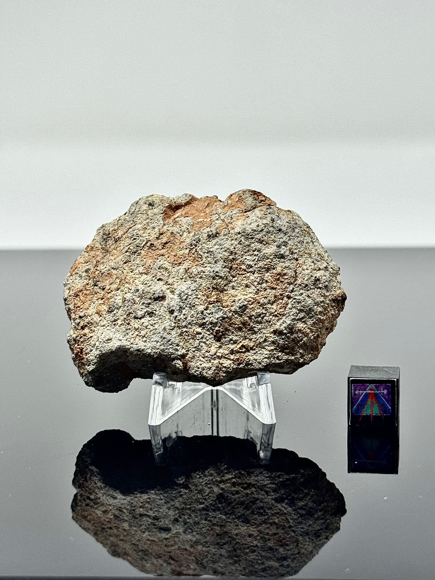 Beautiful Bechar 003 Lunar Feldspathic Breccia - END CUT - 45.7g - A Piece Of Our Moon!