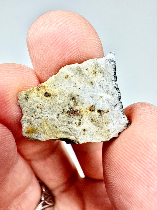 Beautiful Marble-Like Djoua 001 Enstatite Achondrite Meteorite - 2.4g