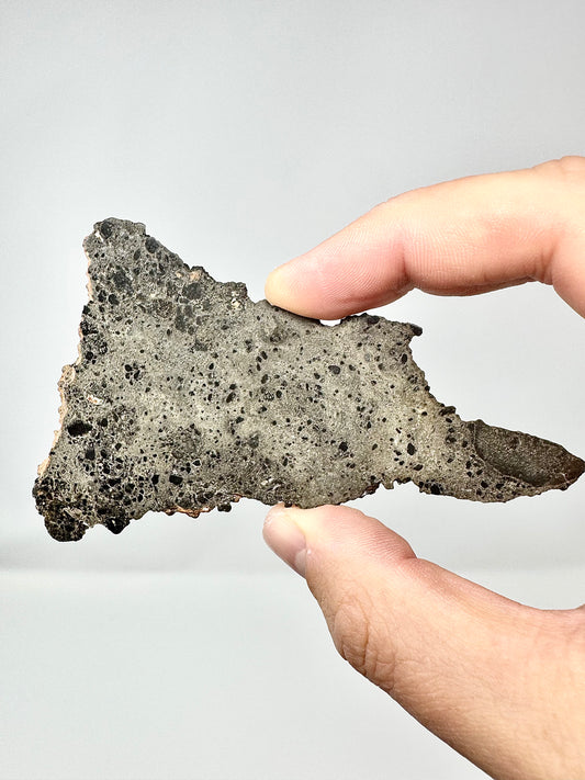 Unique and Rare NEA 089 Lunar Troctolitic Melt - 22.0g Full Slice - Lunar Meteorite From Deep Within The Moon’s Crust