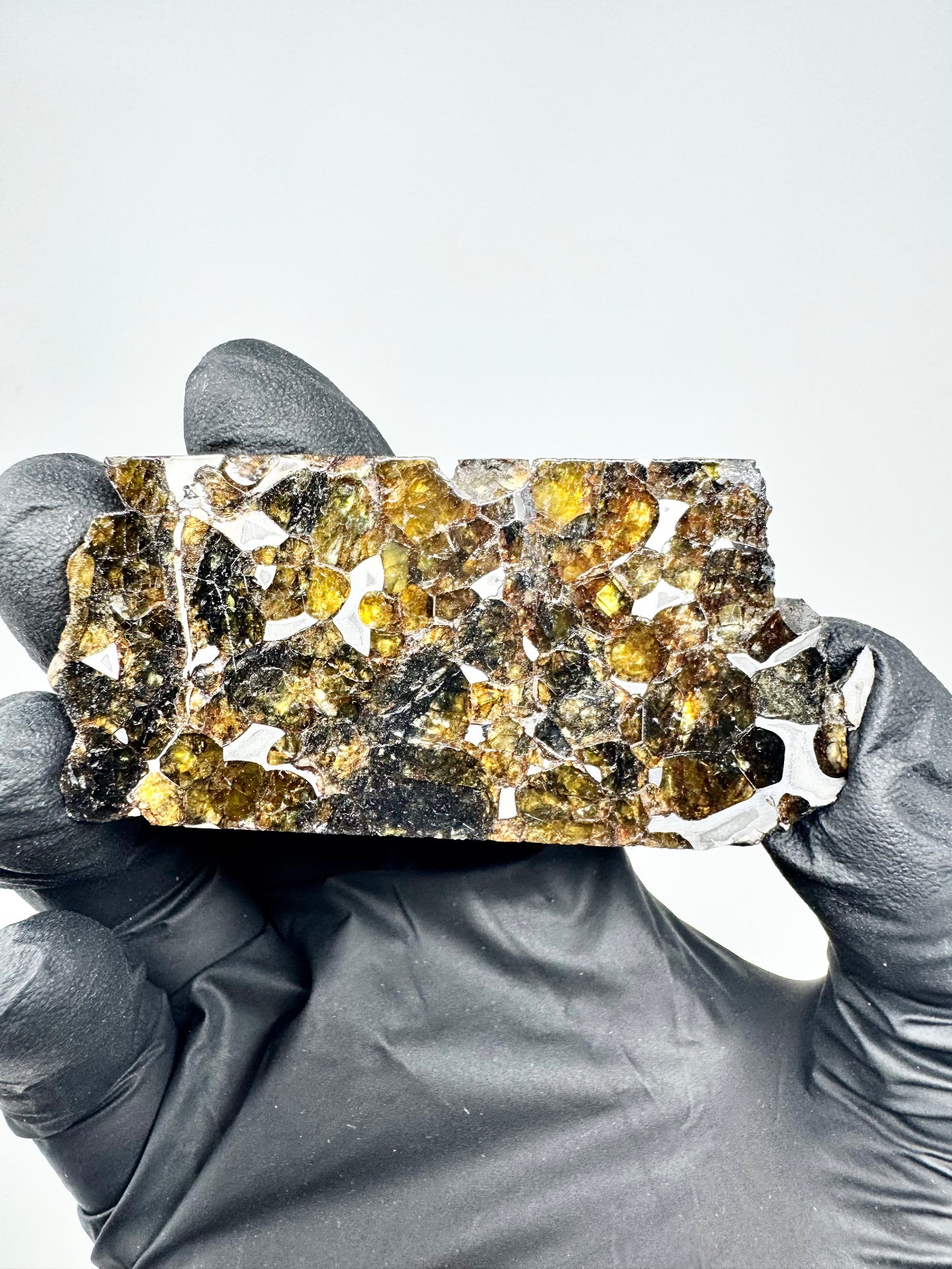 Beautifully Translucent Seymchan Pallasite Meteorite - 30.5g - From An Asteroid