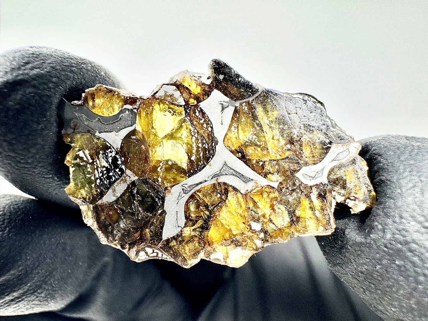 Beautifully Translucent Seymchan Pallasite Meteorite - 4.9g - From An Asteroid