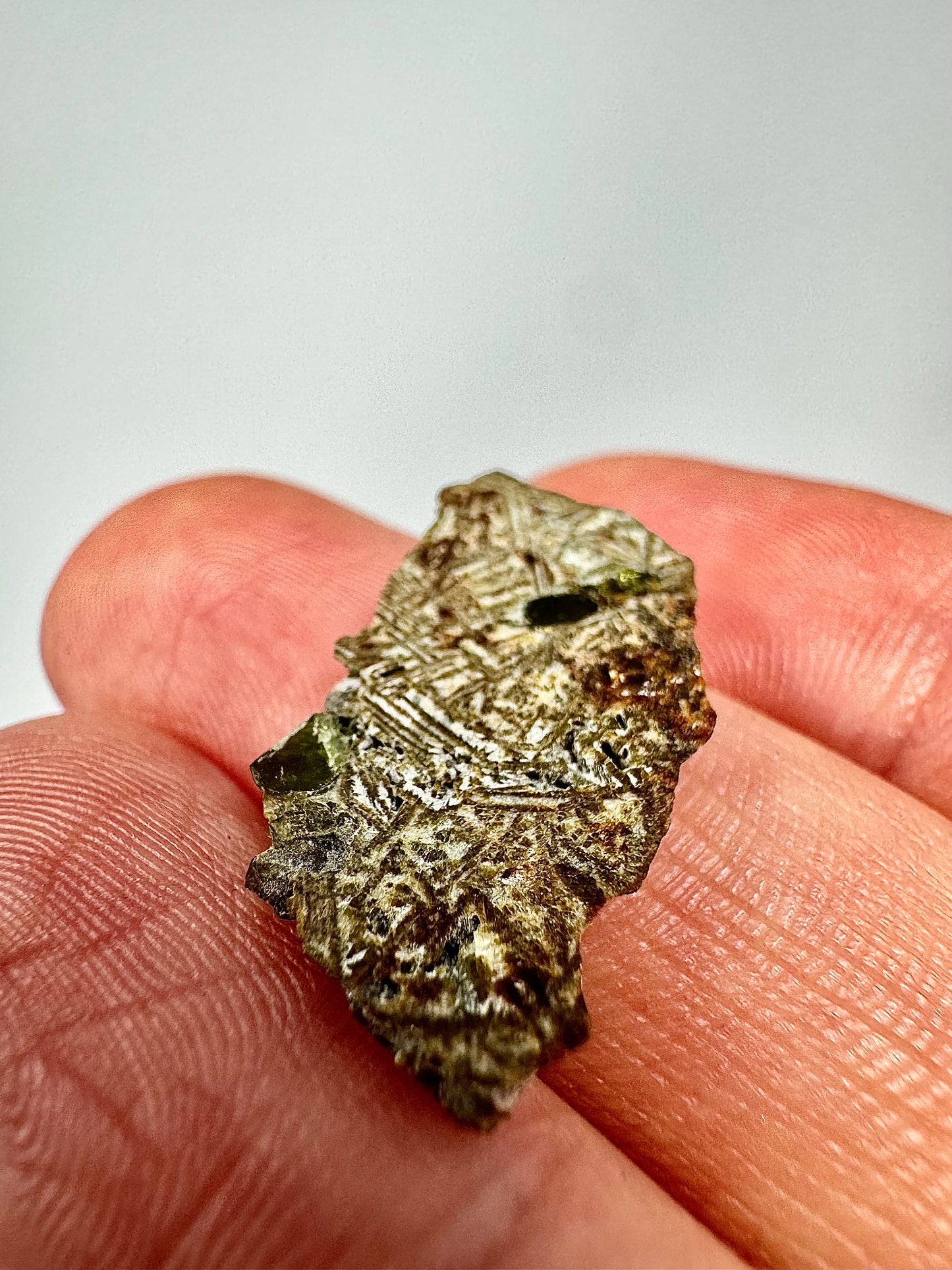 1.4g Erg Chech 002 Meteorite - Translucent Pyroxene Crystals - The Oldest Volcanic Rock in the Solar System!