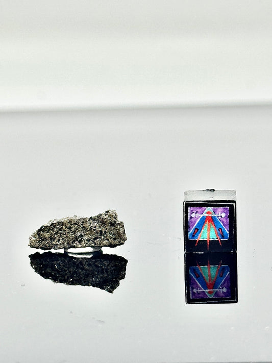 0.6g NWA 17510 Martian Shergottite Meteorite - Genuine Stone From Planet Mars