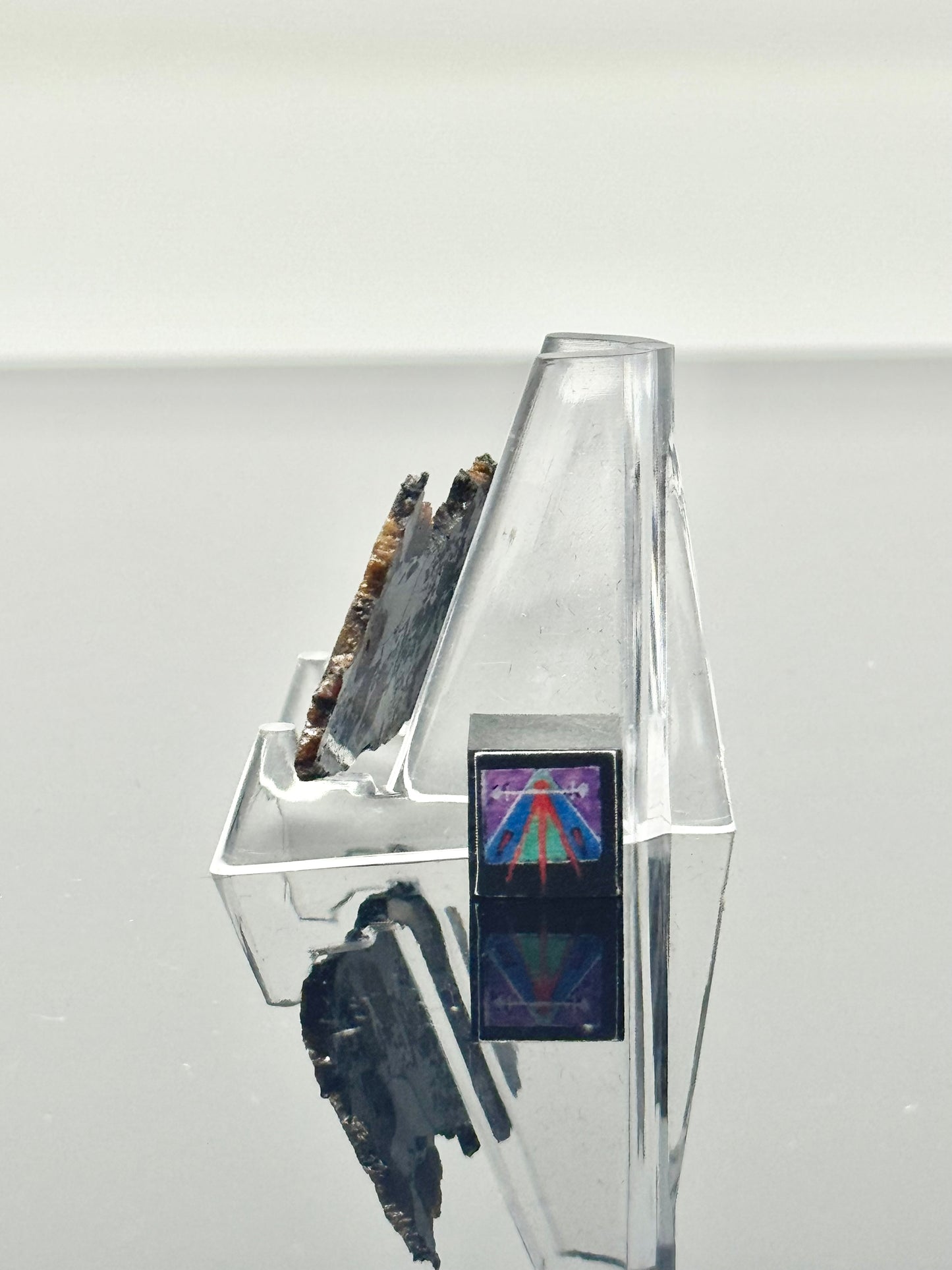 Beautifully Translucent Hassi El Biod 002 Meteorite - 4.9g - A Rare, Ungrouped Olivine/Pyroxene Filled Pallasite!