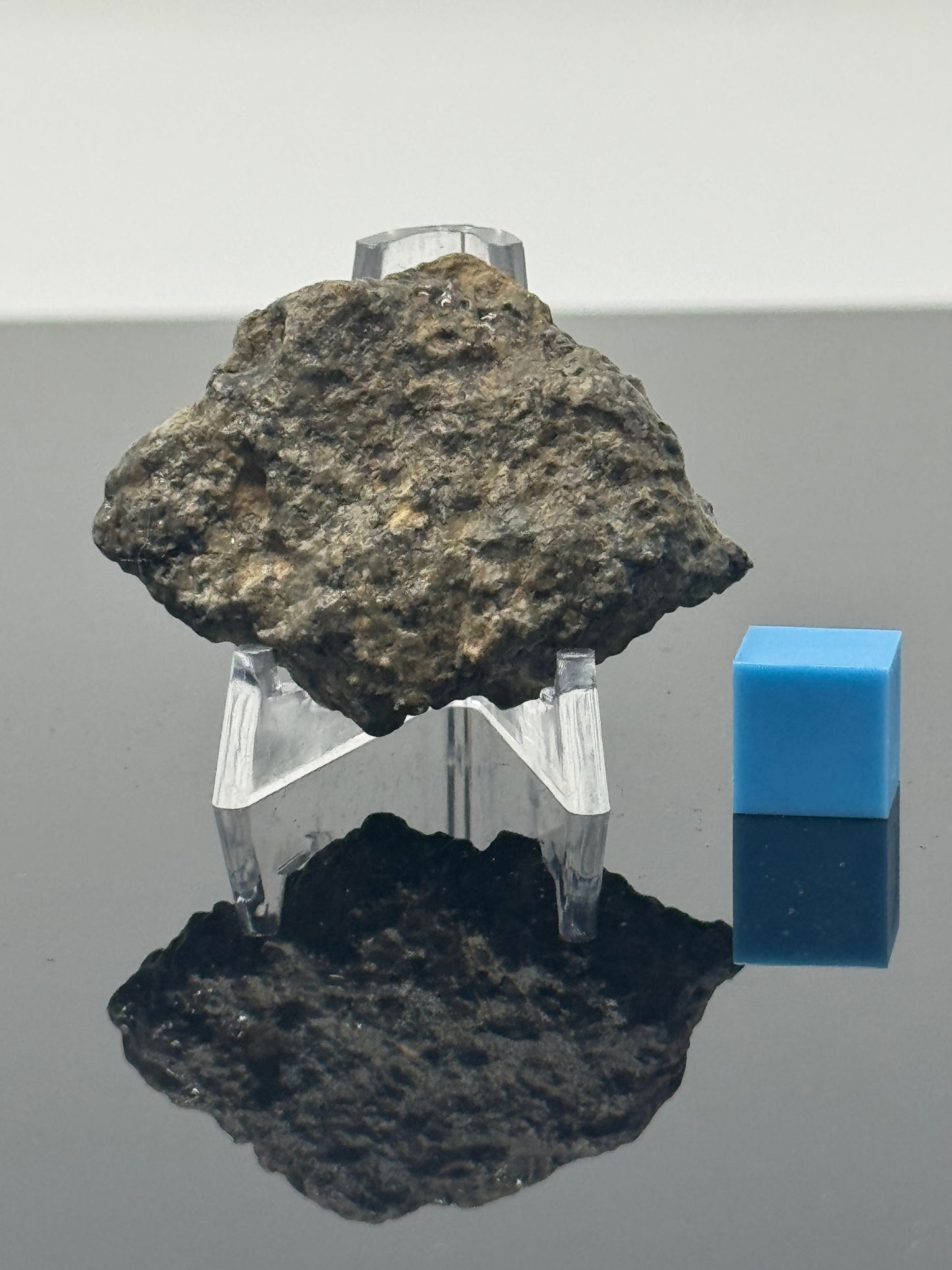 16.7g Gadamis 005 Lunar Meteorite END CUT - Rare Ferroan Anorthosite, Cataclastic - Polished - “The Apollo Lunar”