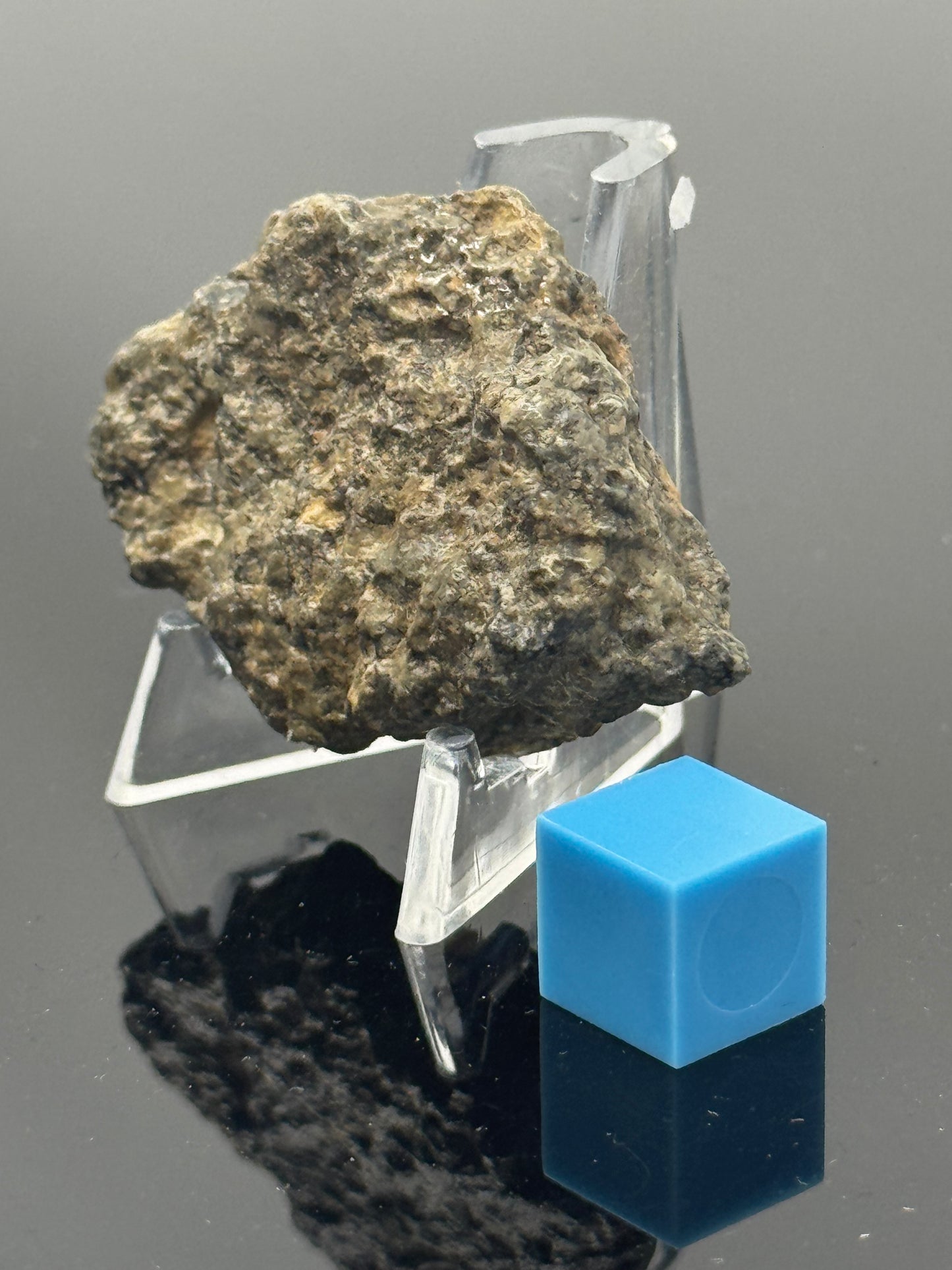 16.7g Gadamis 005 Lunar Meteorite END CUT - Rare Ferroan Anorthosite, Cataclastic - Polished - “The Apollo Lunar”