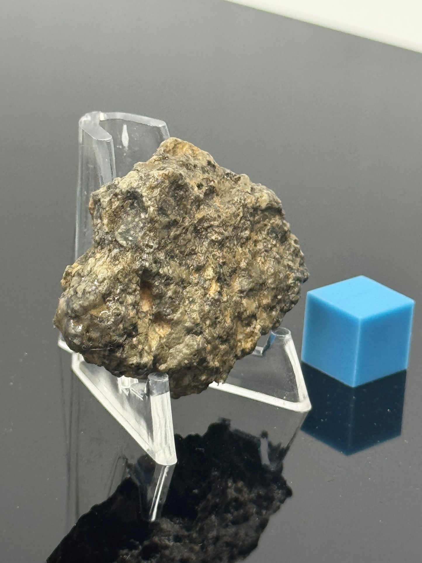 16.7g Gadamis 005 Lunar Meteorite END CUT - Rare Ferroan Anorthosite, Cataclastic - Polished - “The Apollo Lunar”