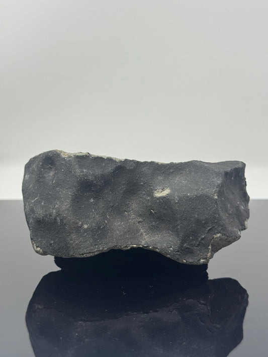 Massive, Fresh 891g HaH 346 (aka “Ghadamis”) Meteorite - Amazing Jet Black Crust, Shock Veins, Thumbprints, Contraction Cracks, Possible Witnessed Fall!