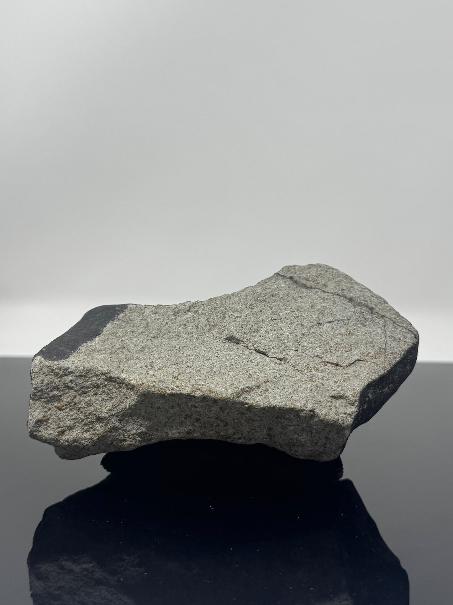 Massive, Fresh 891g HaH 346 (aka “Ghadamis”) Meteorite - Amazing Jet Black Crust, Shock Veins, Thumbprints, Contraction Cracks, Possible Witnessed Fall!