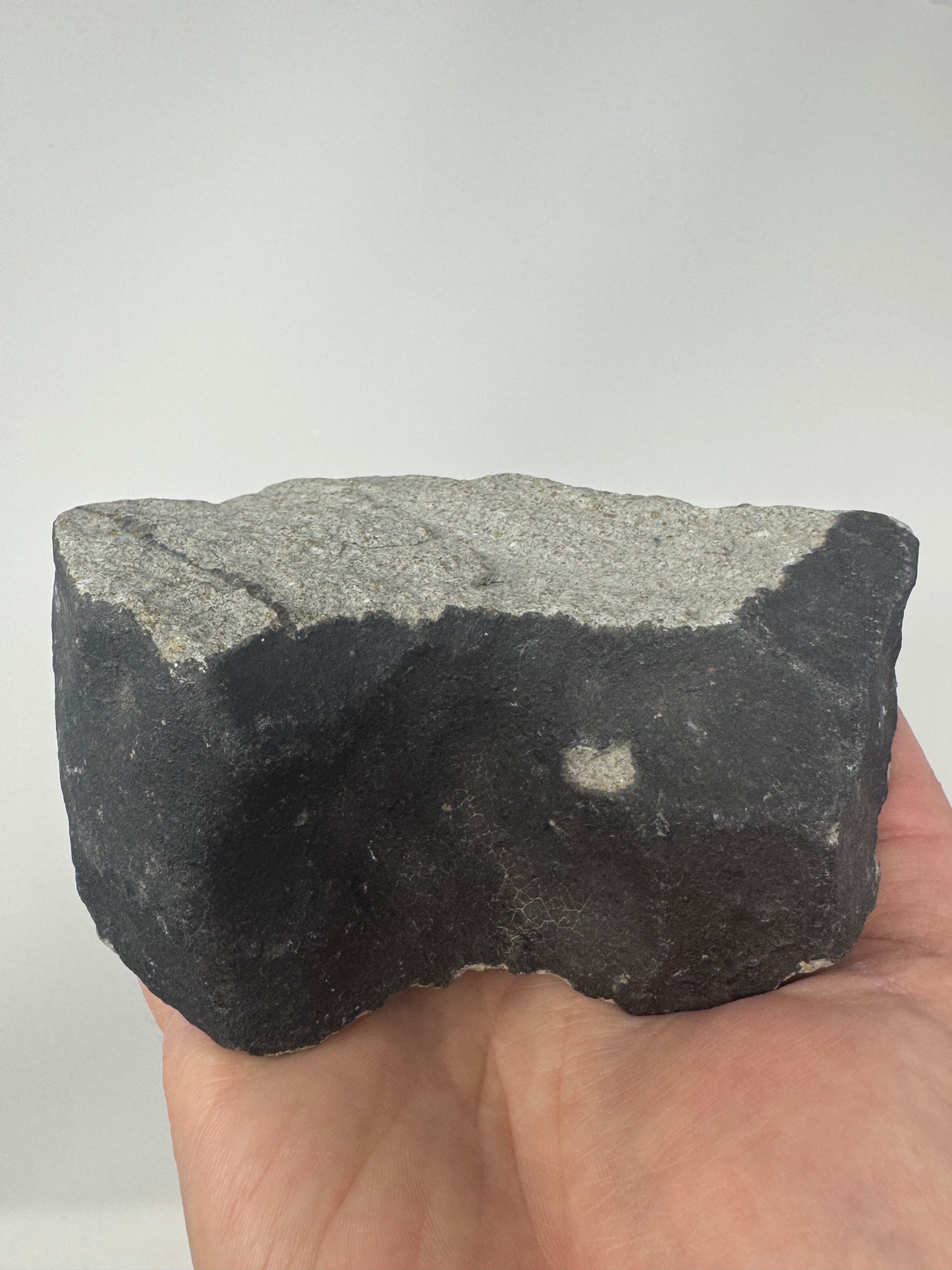Massive, Fresh 891g HaH 346 (aka “Ghadamis”) Meteorite - Amazing Jet Black Crust, Shock Veins, Thumbprints, Contraction Cracks, Possible Witnessed Fall!