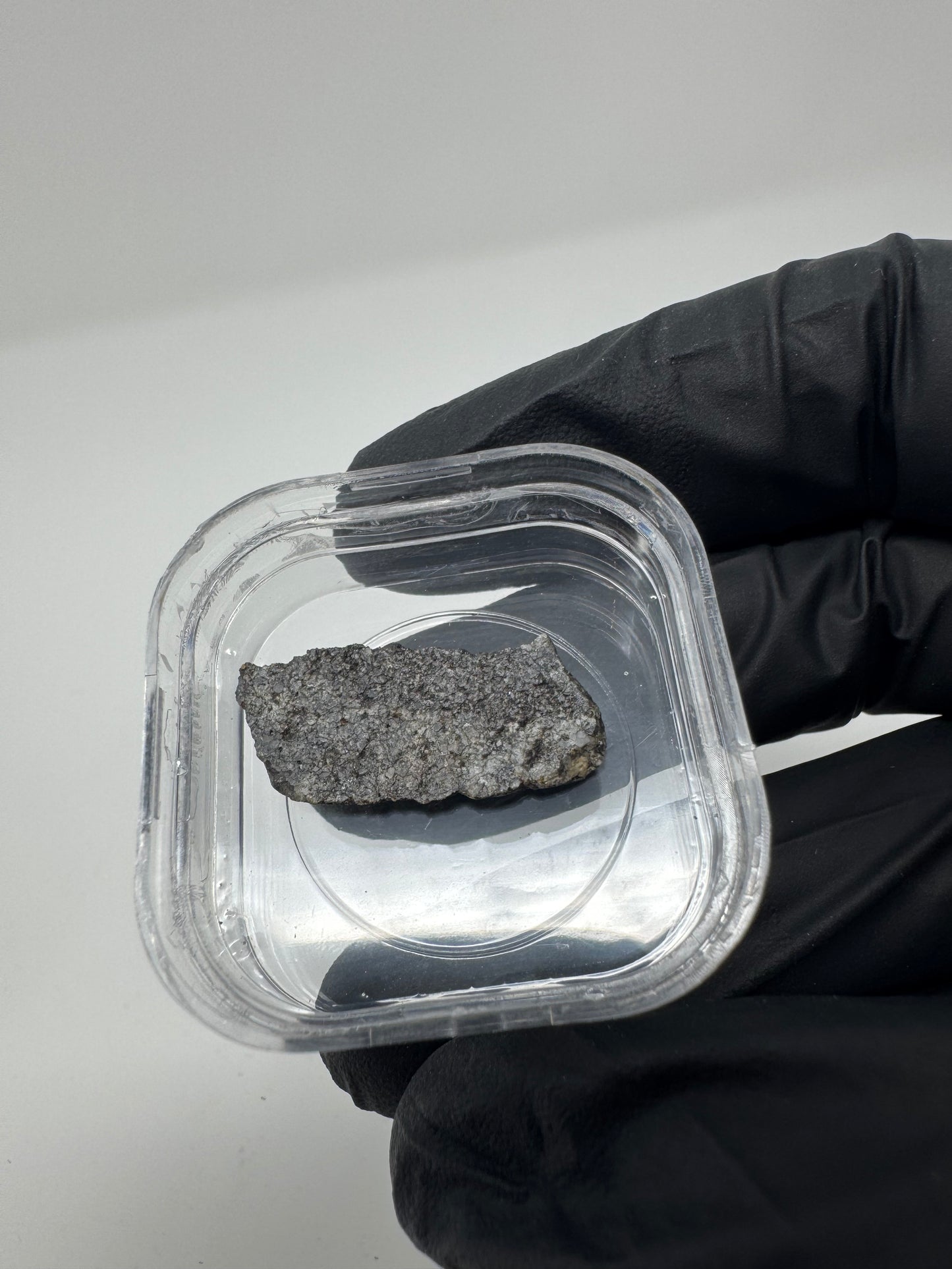 Ksar Ghilane 022 Ungrouped Achondrite - 1.6g Part Slice - Black and White Matrix - A Meteorite That’s About To Make History!