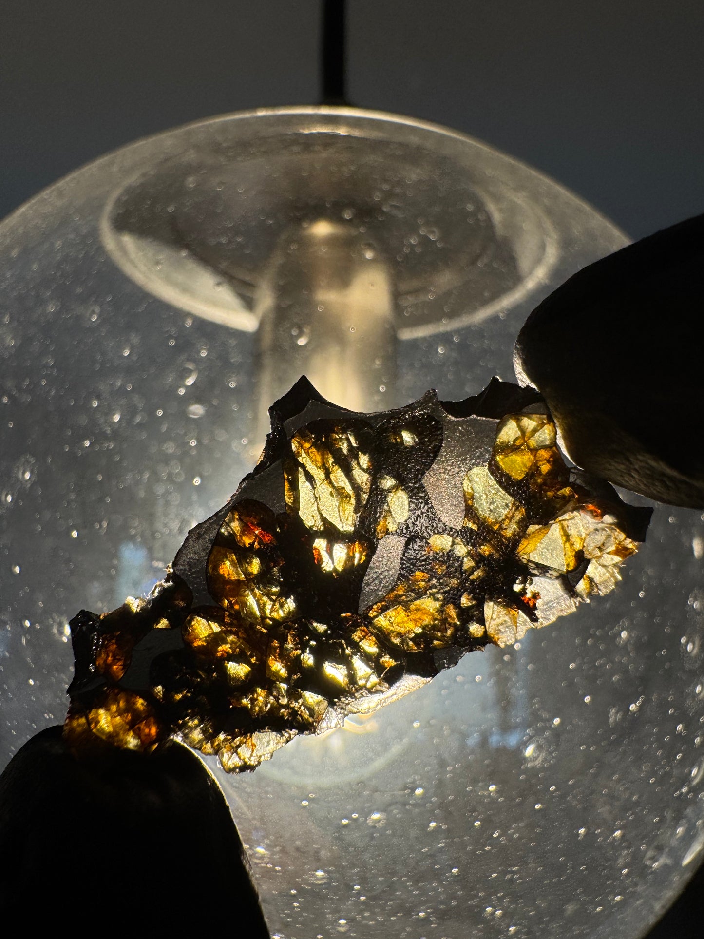 Beautifully Translucent Seymchan Pallasite Meteorite - 3.4g - From An Asteroid