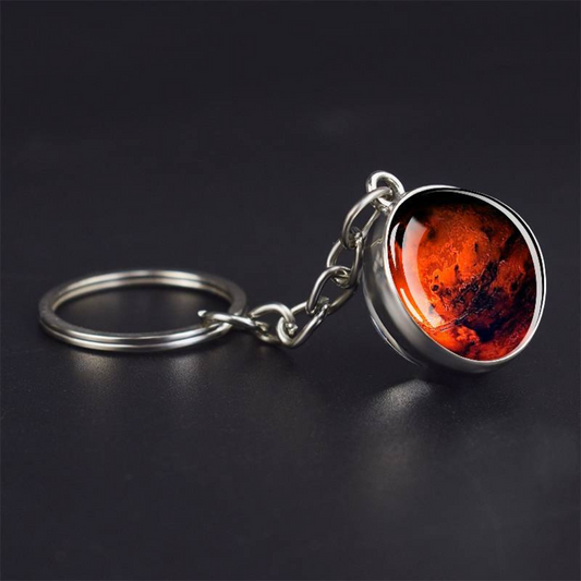 Mars Globe Keychains
