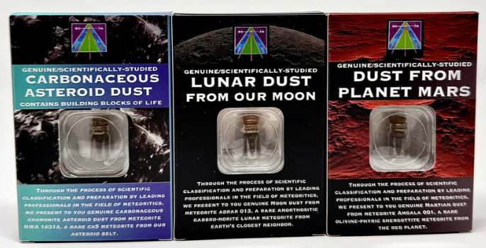 Black Friday Special: Moon, Mars, Asteroid Dust + Iron Campo Meteorite