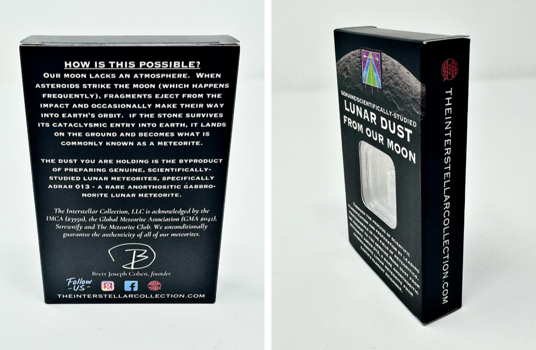 Black Friday Special: Moon, Mars, Asteroid Dust + Iron Campo Meteorite